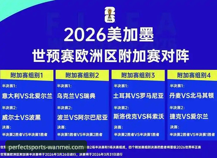 世预赛附加赛决战实用指南，完美体育平台球迷必备观赛知识